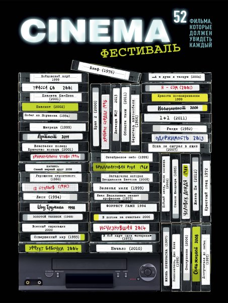 Плакат со скретч-слоем. 52 Фильма, которые должен увидеть каждый!