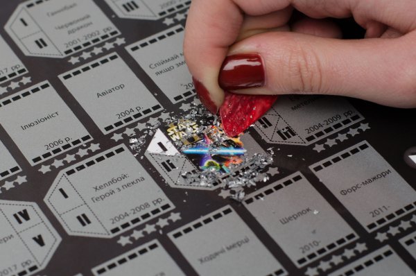 Скретч карта кино