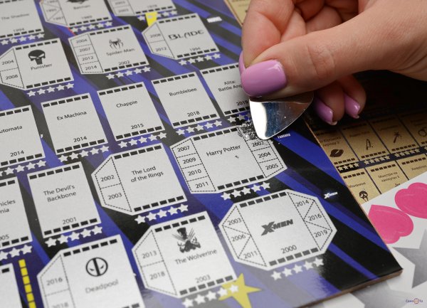 Скретч карта 100 фильмов