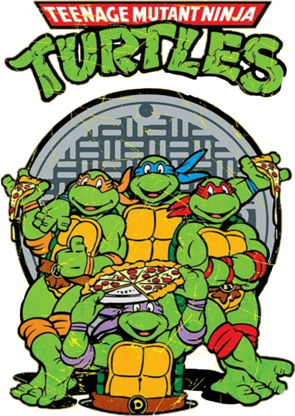 Черепашки-ниндзя мультсериал 1987 Постер