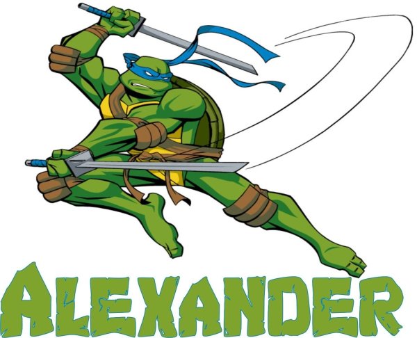 Черепашки ниндзя постеры Леонардо