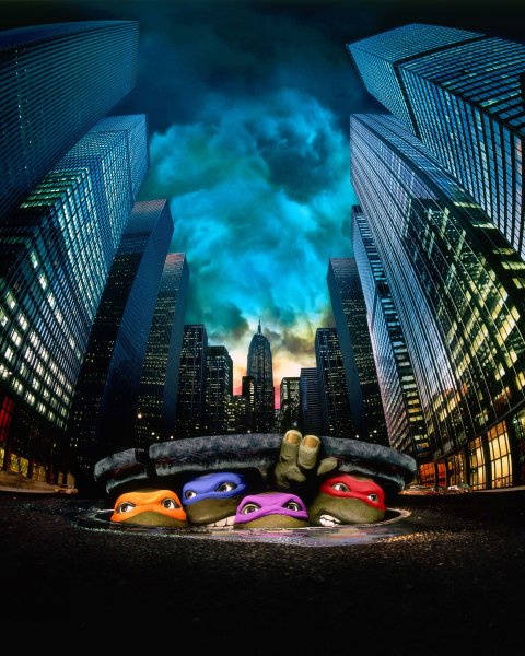 Черепашки ниндзя 1990 Постер