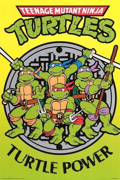 Черепашки ниндзя 1987 Постер