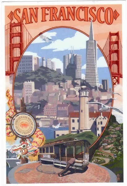 Сан Франциско плакат