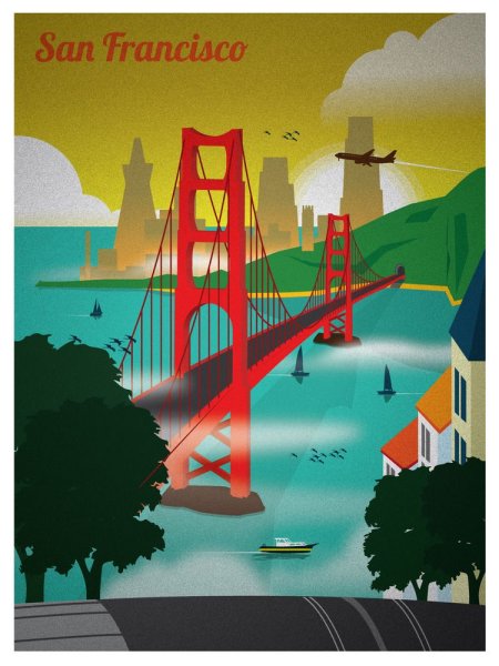 Сувенир мост Сан Франциско