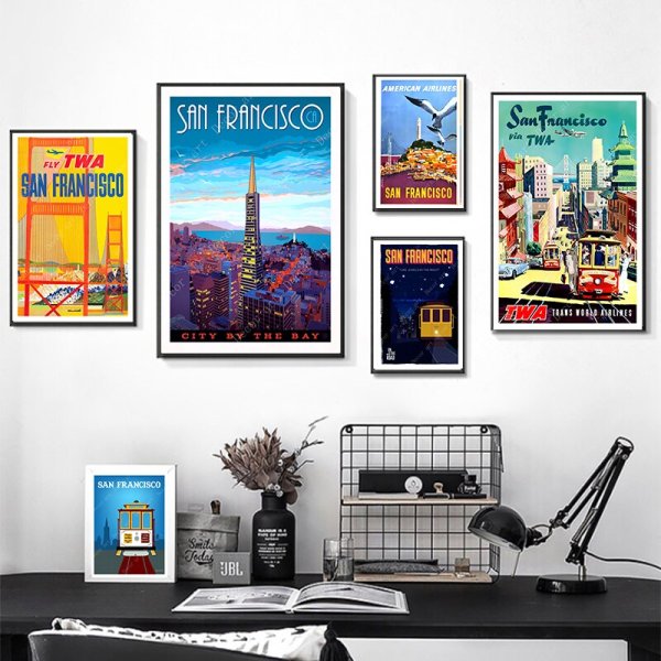 Сан Франциско Travel poster