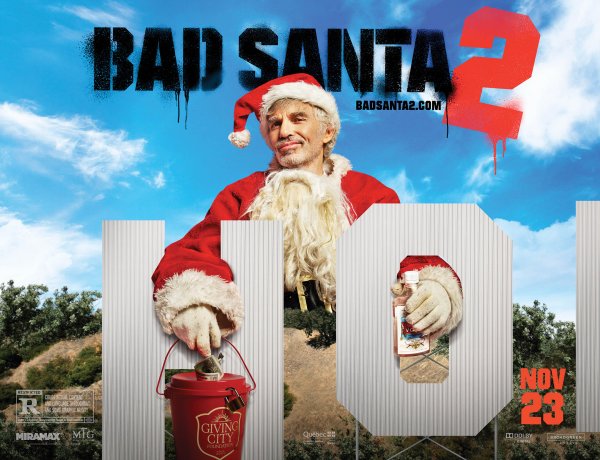 Bad Santa Торнтон белый фон