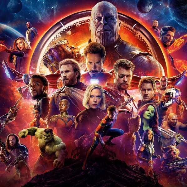 Мстители война бесконечности финал Постер