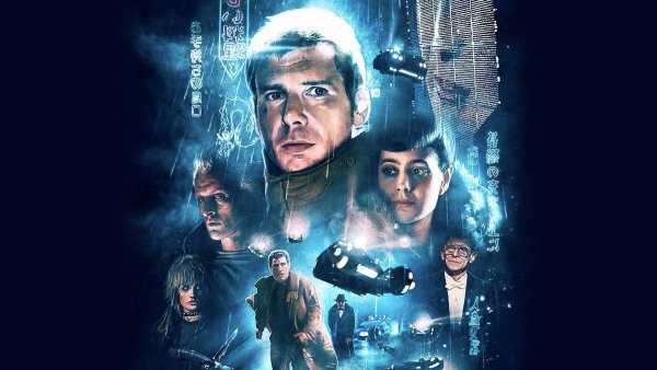 Бегущий по лезвию 1982 Постер