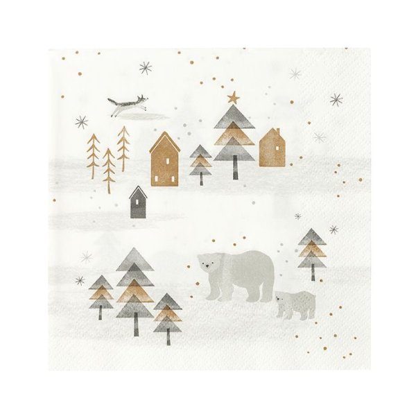 Новогодние открытки в скандинавском стиле