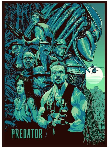 Хищник 2 1990 Постер