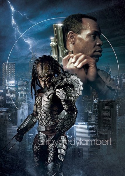 Постер к фильму хищник 2