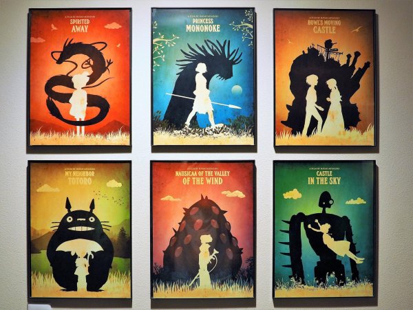 Постеры фильмов Миядзаки