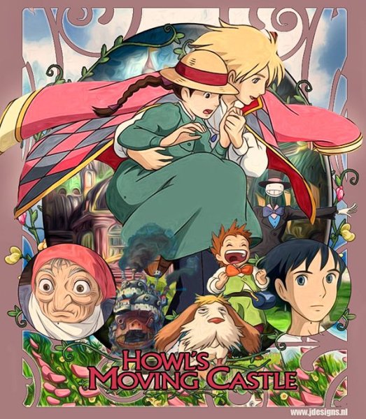 Хаяо Миядзаки Ходячий замок обложка