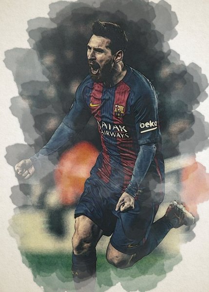 Лионель Месси арт