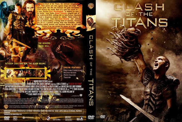 Битва титанов обложка Blu-ray
