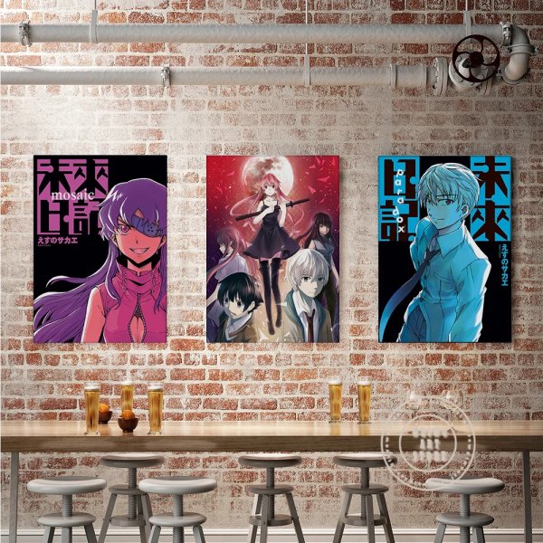 Дневник будущего аниме Постер