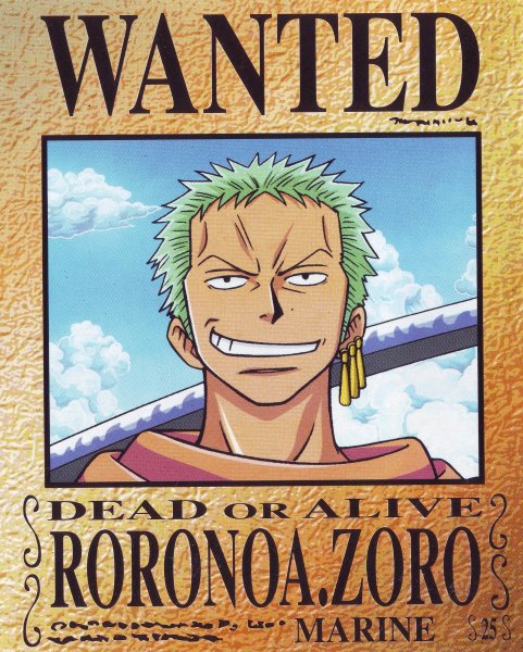 Ророноа Зоро Ван Пис награда