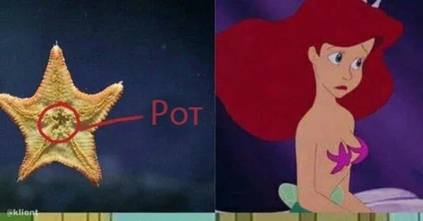 Русалочка Ариель звезда