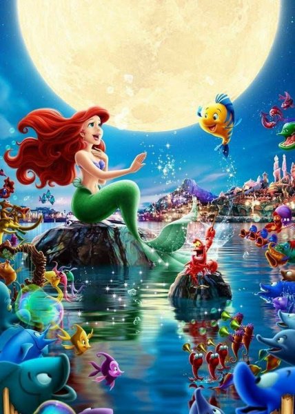 Русалочка Ариэль и Тритон