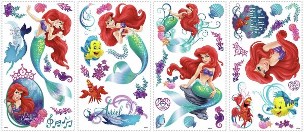 Приглашение на день рождения в стиле Русалочки Ариэль