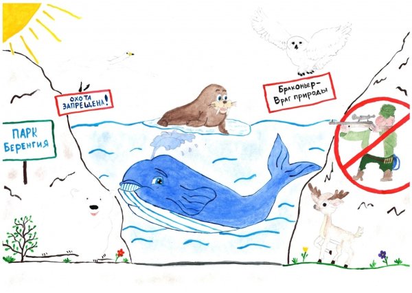 Плакат Защитим животных