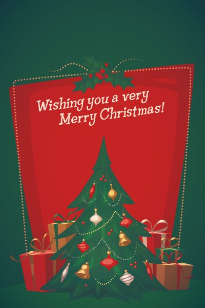 Новогодние украшения на стену