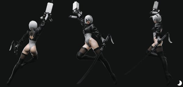 NIER Automata 2b Хендай