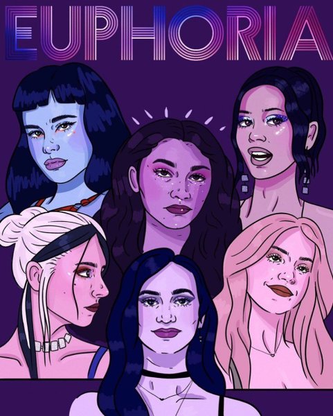 Эйфория сериал Постер