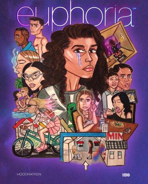 Euphoria сериал Постер