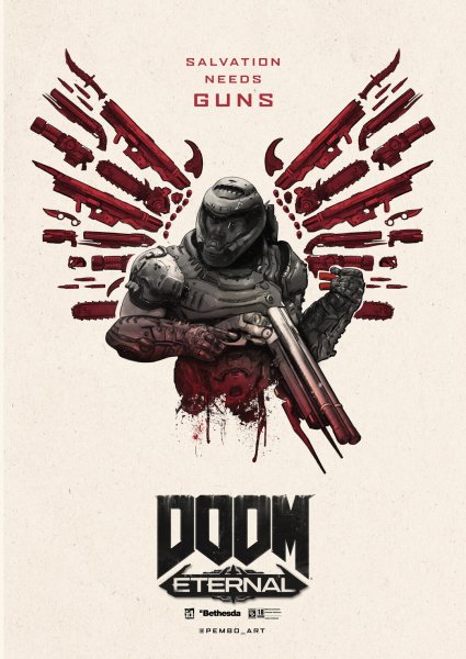 Doom Eternal плакат