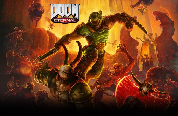 Doom Eternal ps4 обложка