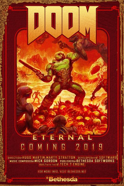 Doom игра Постер