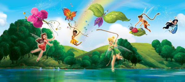 Фотообои феи в сказочном лесу