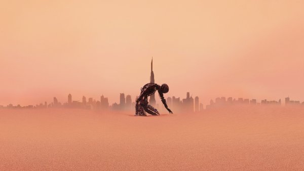 Витрувианский человек мир дикого Запада