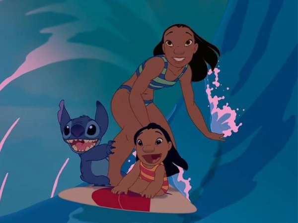 Лило и Стич мультфильм 2002 Постер