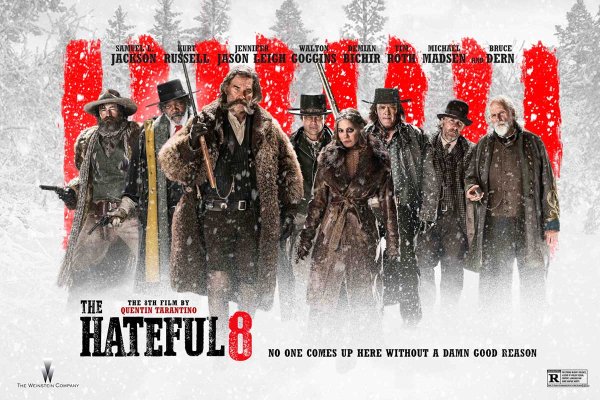 Омерзительная восьмерка (2015) the Hateful eight Постер