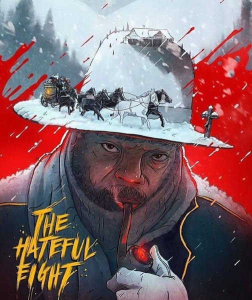 Hateful eight Постер
