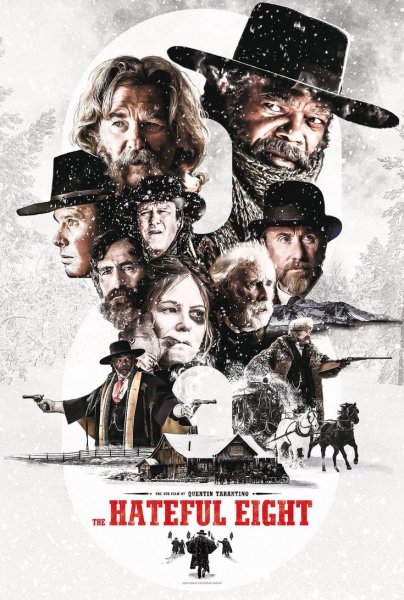 Омерзительная восьмерка (2015) the Hateful eight Постер