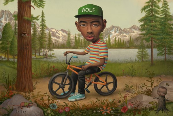 Tyler the creator на велосипеде