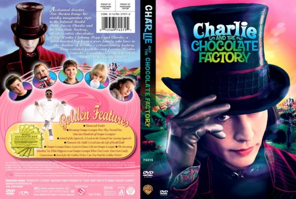 Charlie and the Chocolate Factory 2005 обложка