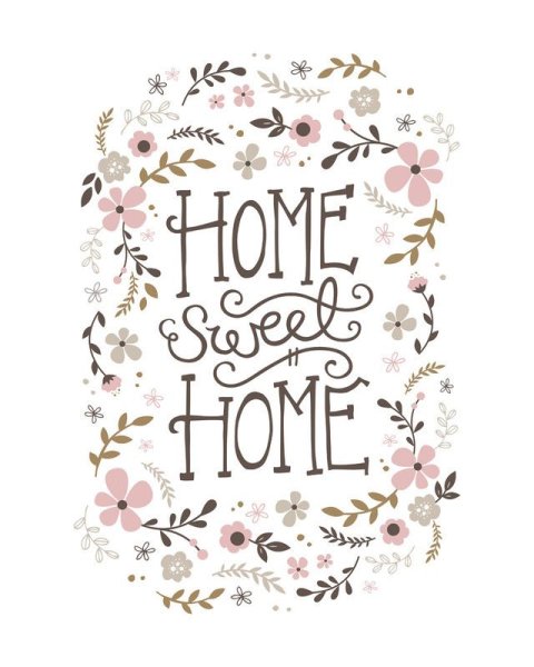 Постер Home Sweet Home для печати