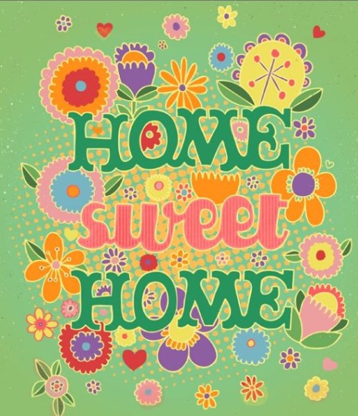 Милый дом плакат