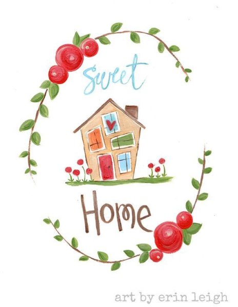 Красивые надписи Sweet Home