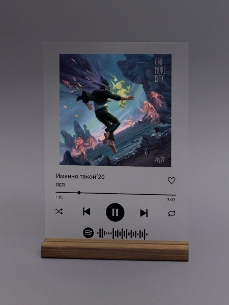 Рамка в виде плейлиста