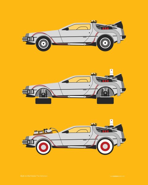 DELOREAN DMC-12 time Machine