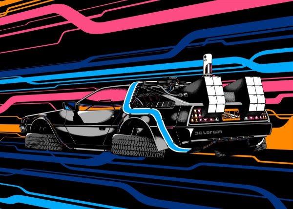 Делориан ДЕЛОРЕАН Постер
