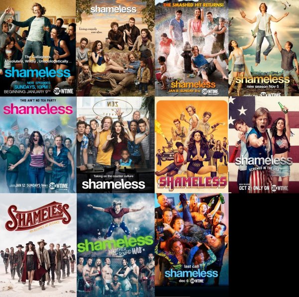 Семейное Древо Галлагеров бесстыжие