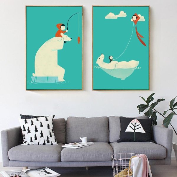 Детские постеры для интерьера