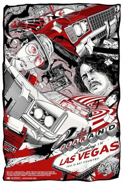 Fear and Loathing in las Vegas Постер